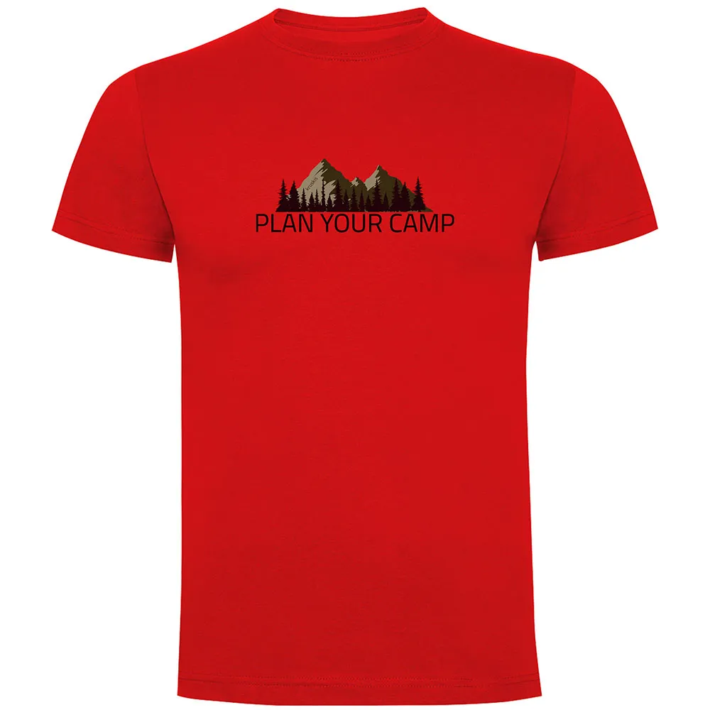 

Футболка с коротким рукавом Kruskis Plan Your Camp, красный