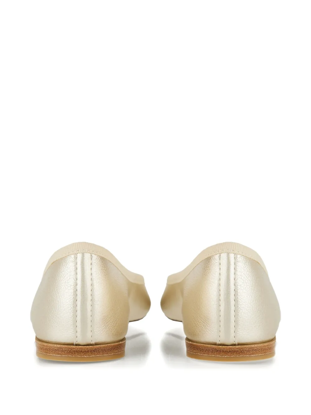 Балетки Cendrillon с эффектом металлик Repetto, нейтральный — фото 3