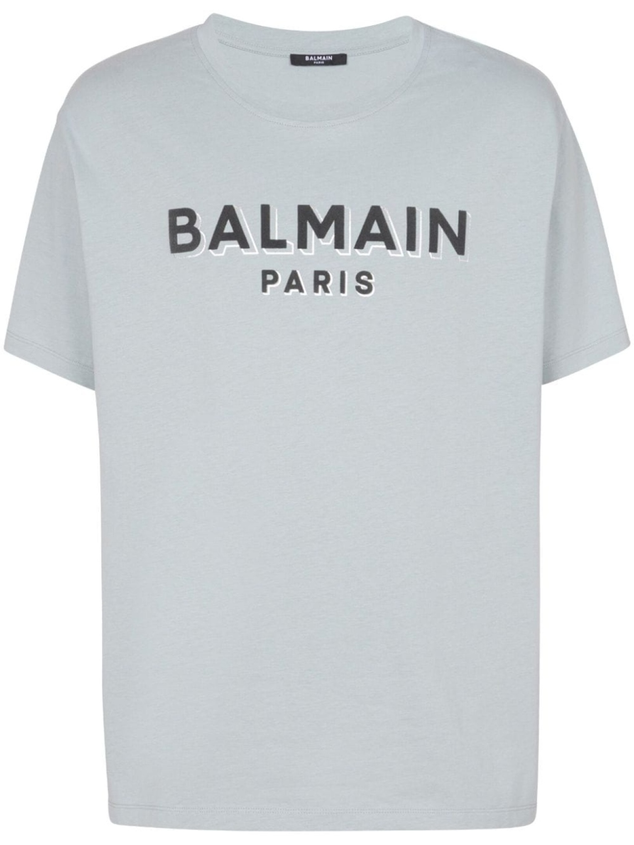 

Balmain футболка с логотипом, серый