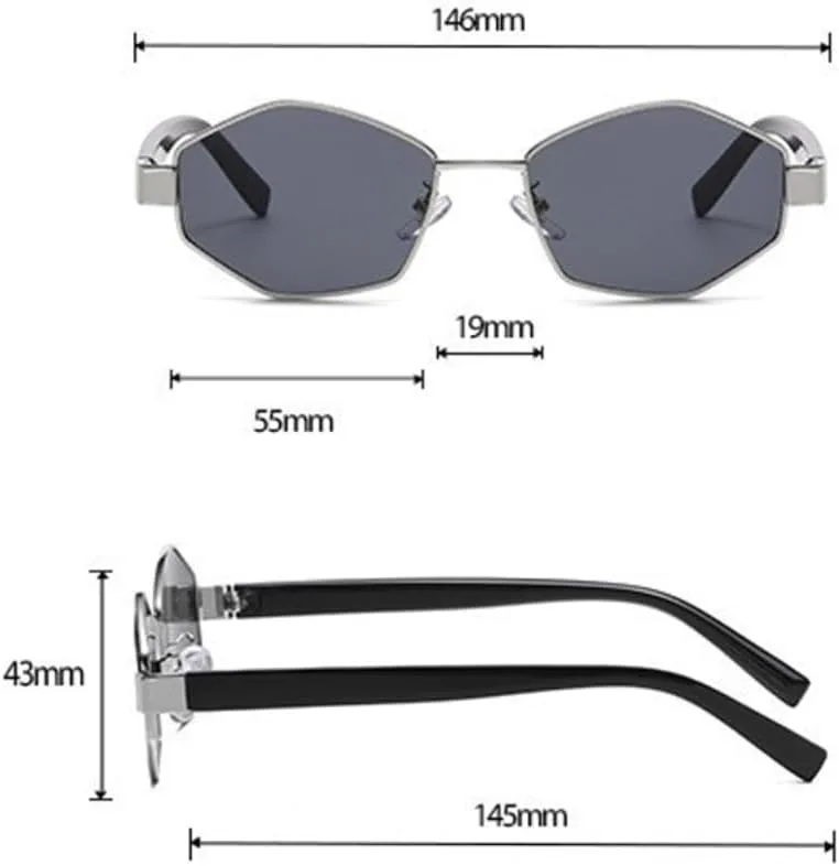 

Солнцезащитные очки с защитой UV400 | Металлические петли, линзы конфетного цвета | Для женщин и мужчин, для занятий спортом на открытом воздухе и вождения DSVIGF, 04