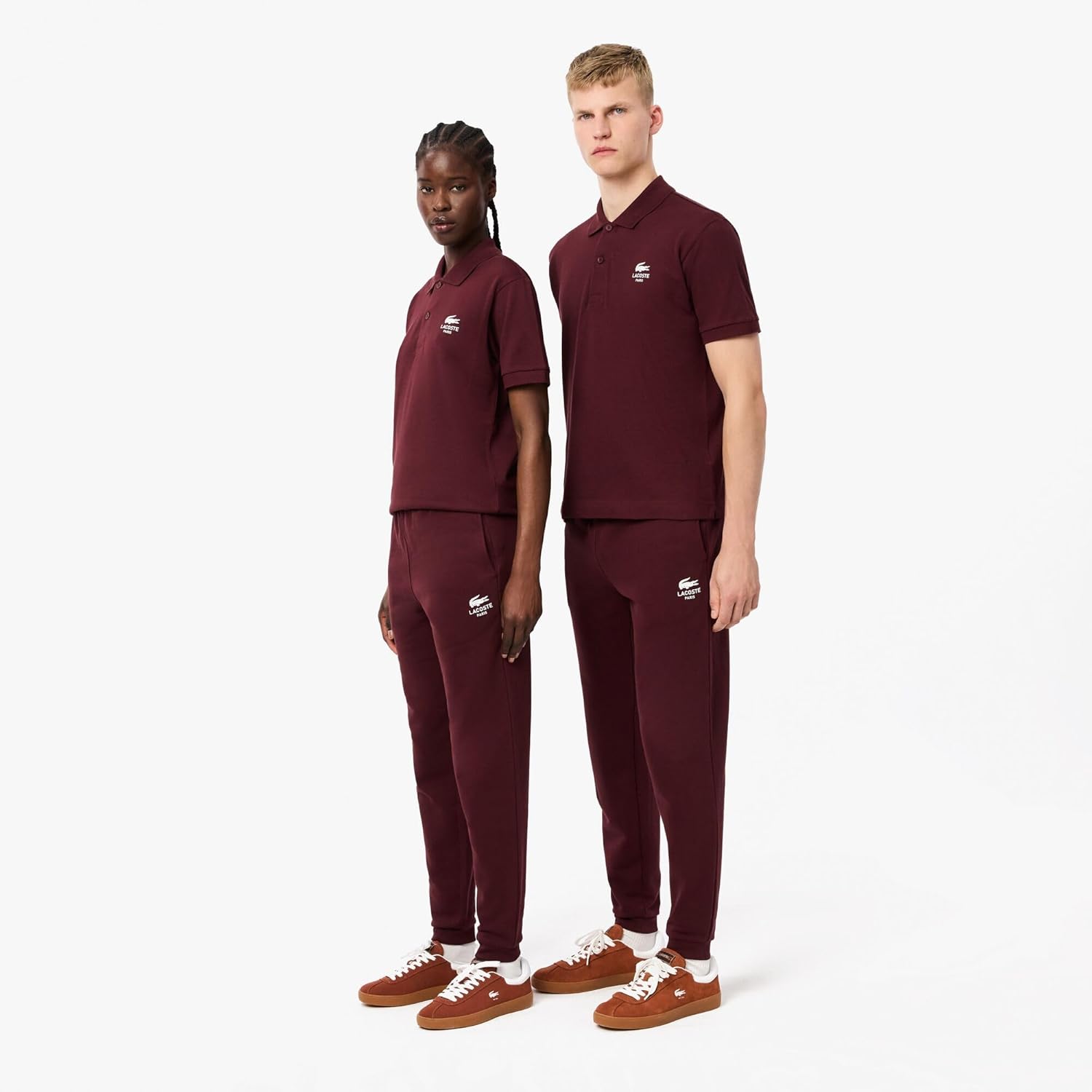 Спортивные штаны Lacoste, мужские базовые зауженные, Expresso — фото 2