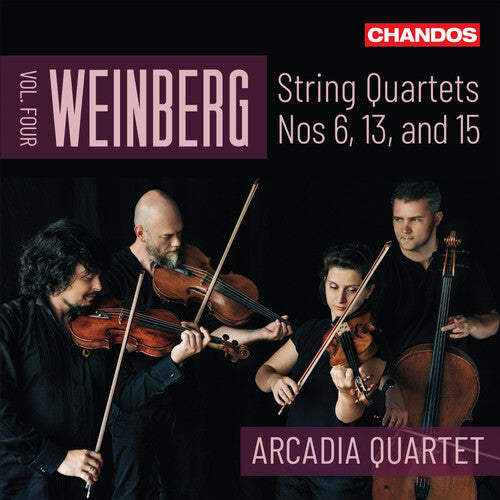 

CD диск Weinberg / Arcadia Quartet: String Quartets Vol. 4