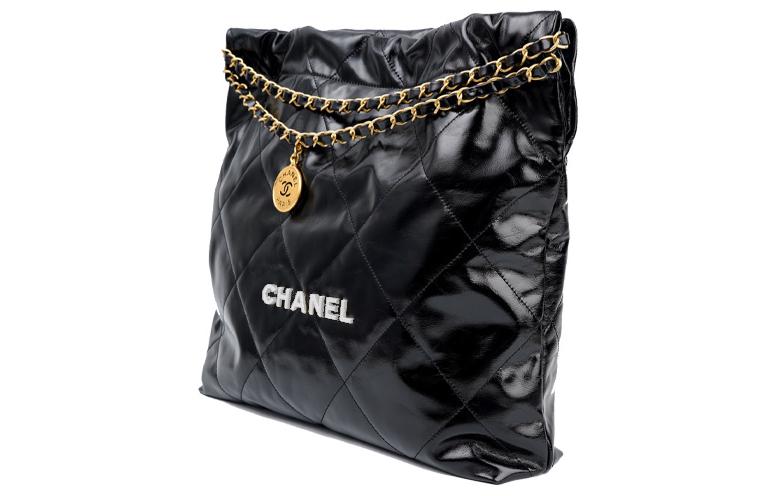 CHANEL Вощёная кожаная сумка-шоппер из коровьей кожи — фото 2