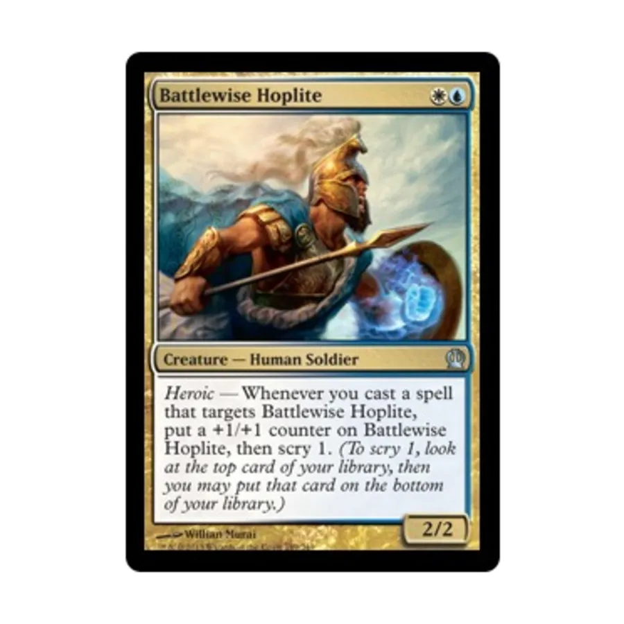 

CCG Мудрый в бою гоплит (U), MTG - Theros