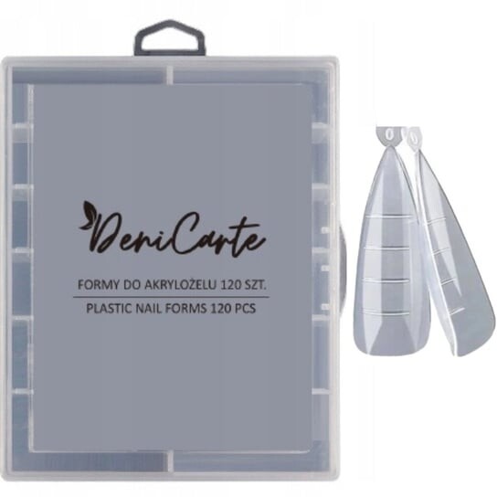 

Двойные формы для акрилового геля Flexygel Stiletto, 120 шт. Deni Carte