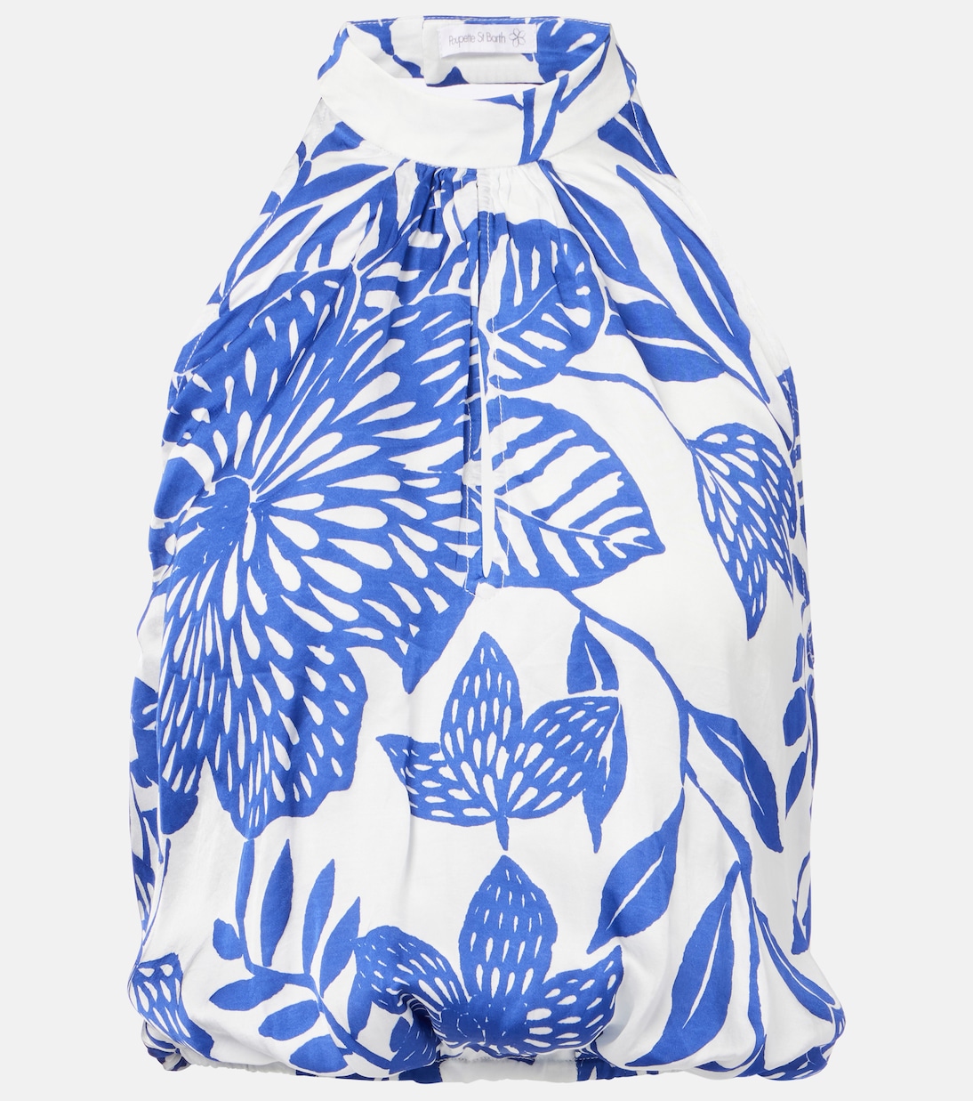 

Короткий топ Cleo Poupette St Barth, White Royal Macro Stellis