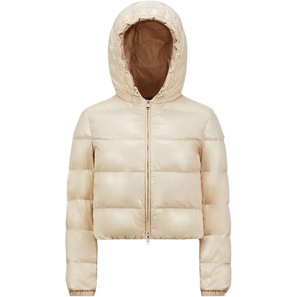 

Пуховик женский светло-коричневый Moncler