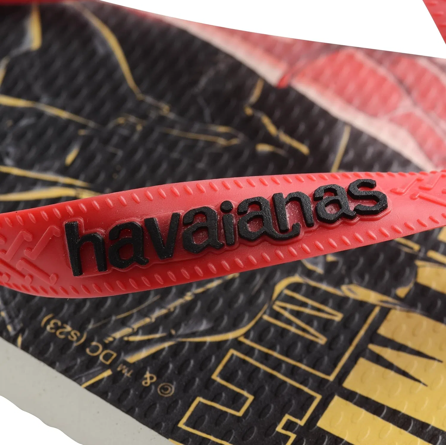 Havaianas Top Herois DC - Шлепанцы, белый/черный/красный — фото 2