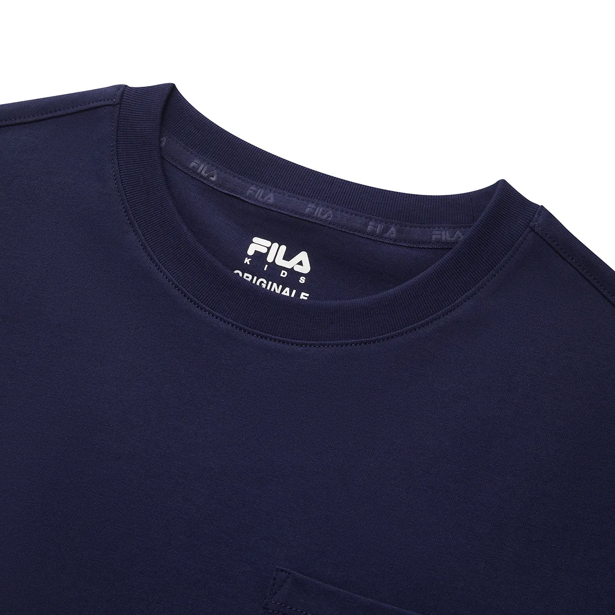 FILA KIDS Детская футболка с коротким рукавом Night Black Blue — фото 4