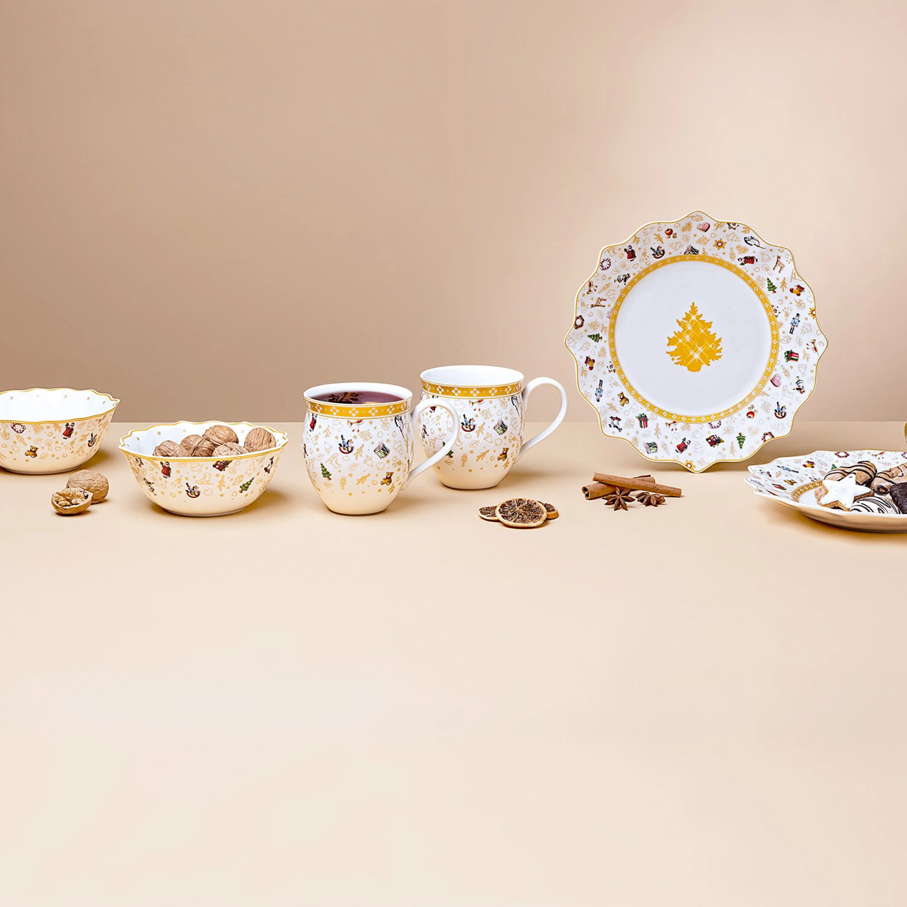 

Тарелка завтрака/десерта Toy's Delight Villeroy & Boch, золотисто-белый