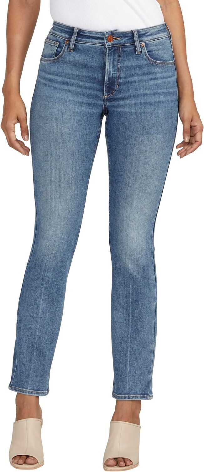 

Джинсы Jag Jeans Forever Stretch Mid Rise Straight Leg, цвет Blue Nile