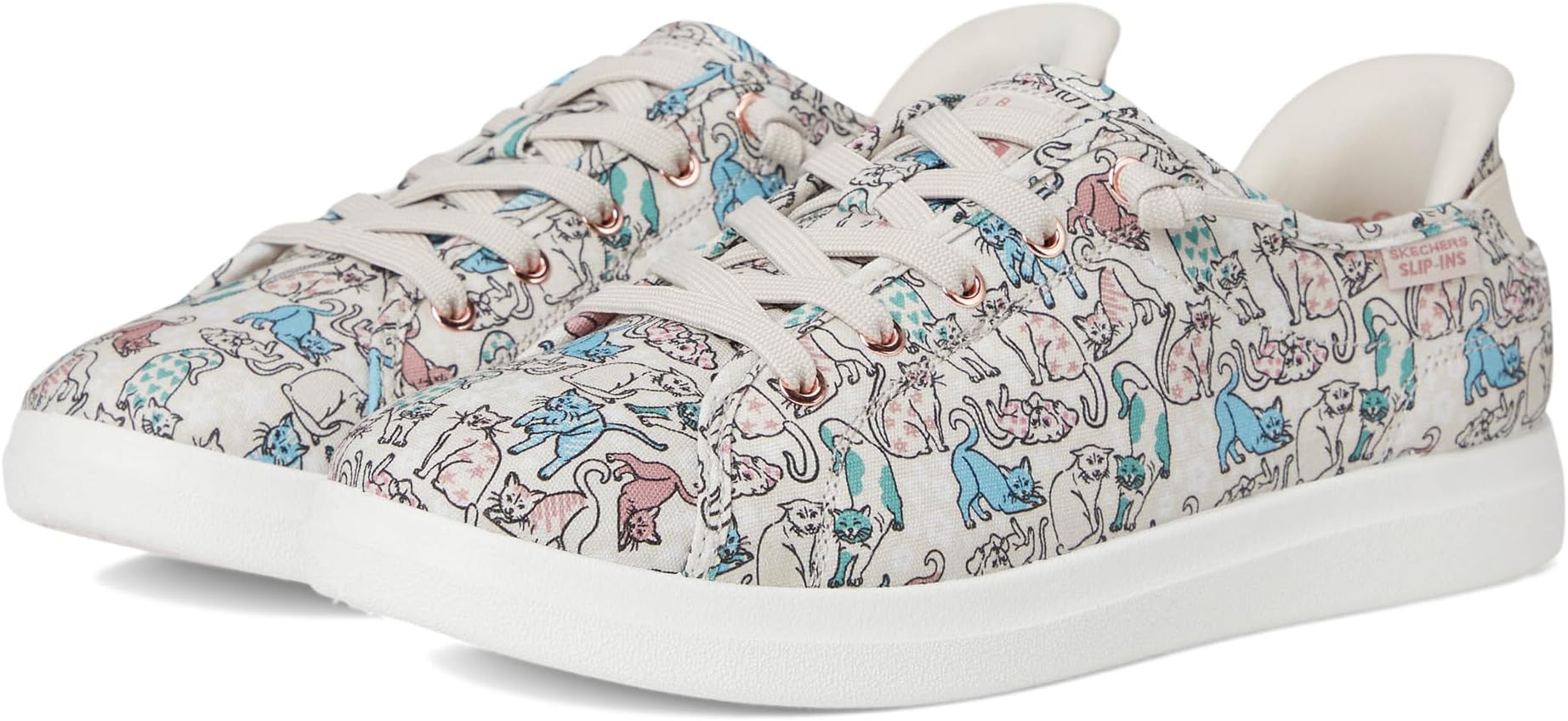 Кроссовки BOBS from SKECHERS Bobs D'Vine Hands Free Slip-ins, цвет Natural Multi