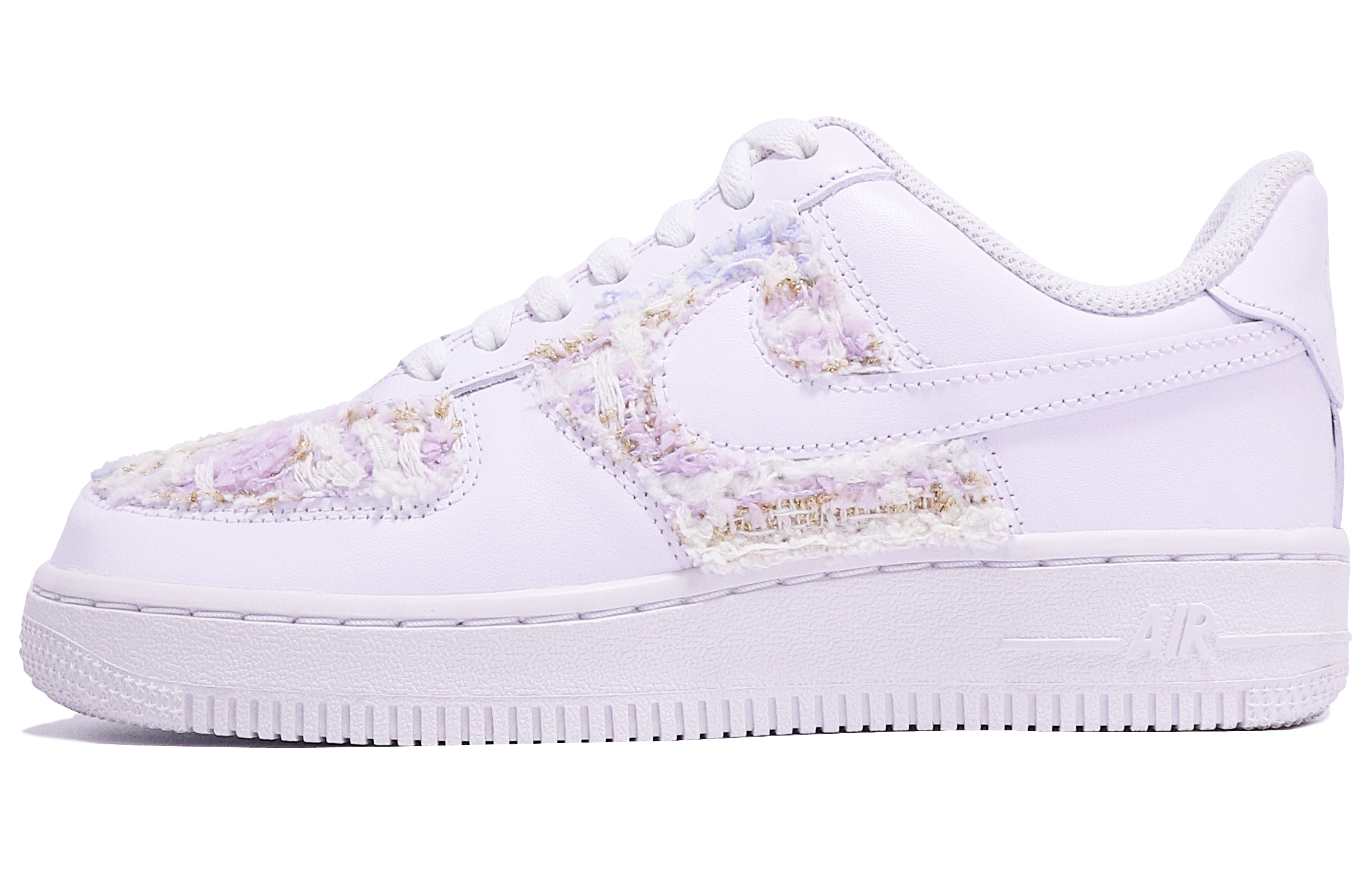 

Кроссовки Nike Air Force 1 Skateboard Shoes Women's Low-Top Pink Purple