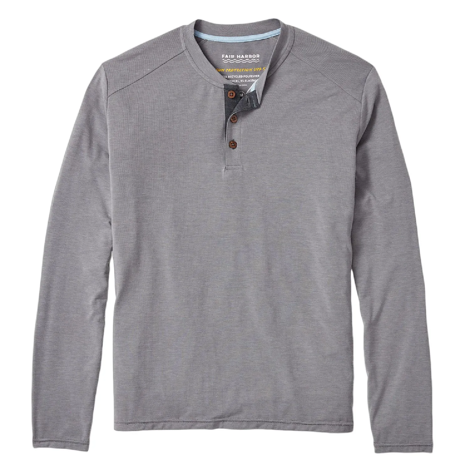 

Мужская футболка поло SeaBreeze Fair Harbor, Heather Grey Core