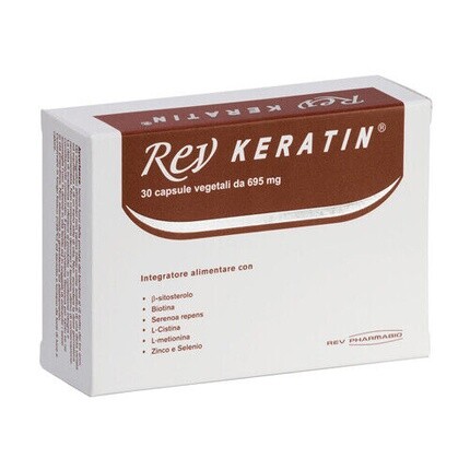 

Рев Кератин 30 капсул Rev Pharmabio Srl