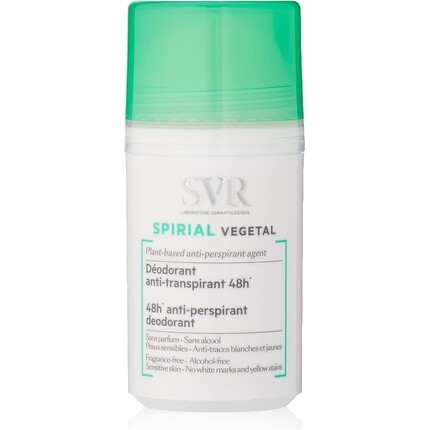 

Шариковый дезодорант-антиперспирант Spirial VeGeTal 50мл, Svr