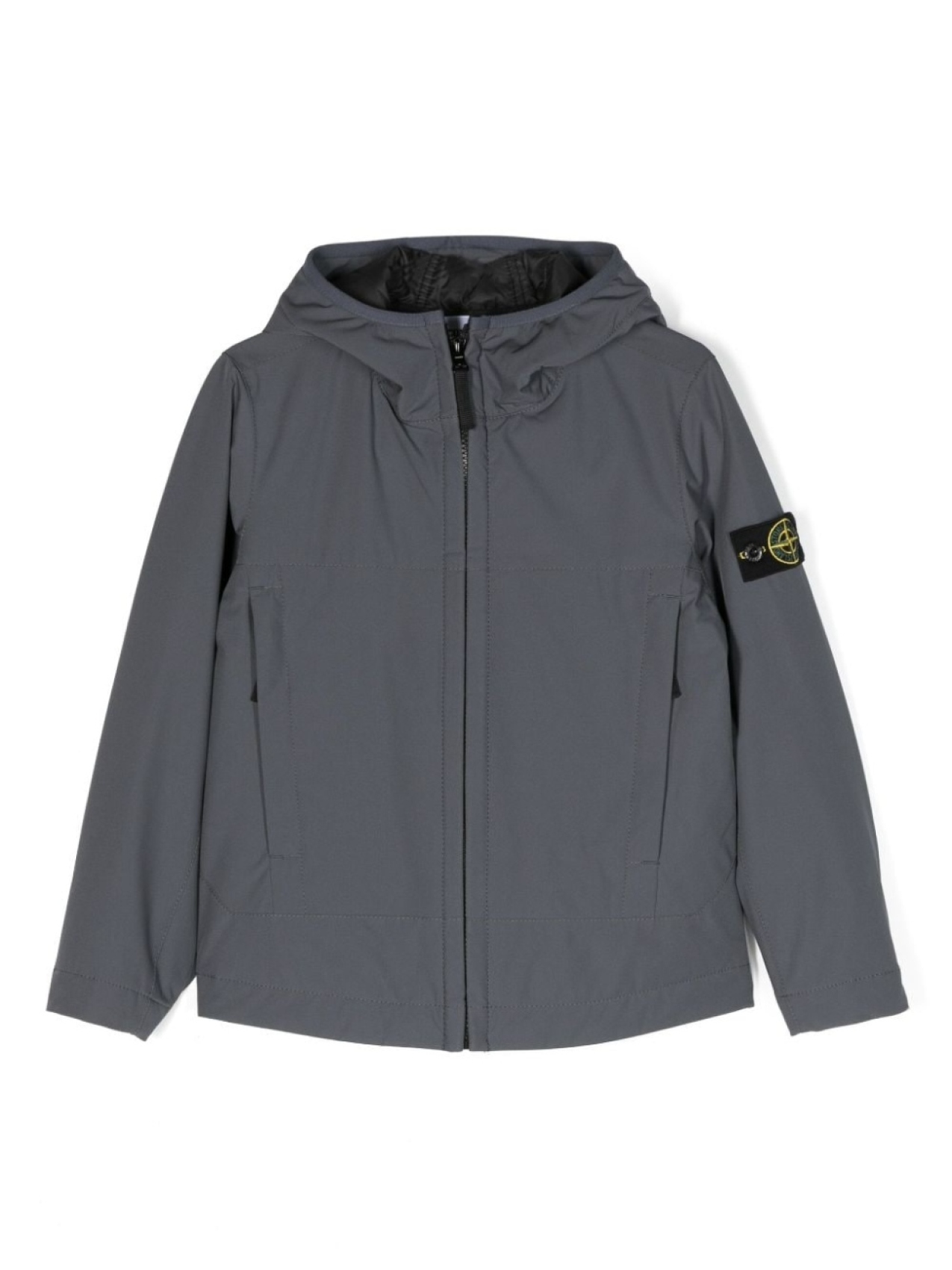 

Stone Island Junior куртка на молнии с логотипом Compass, синий