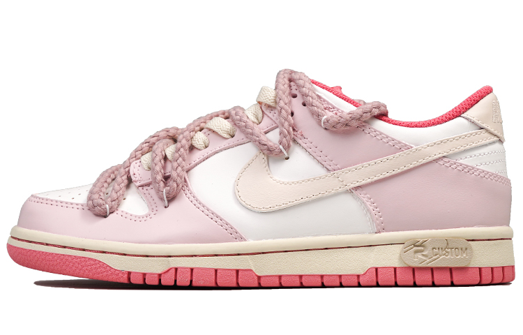 

Кроссовки Nike Dunk Skateboard Shoes Women's Low-Top White Pink