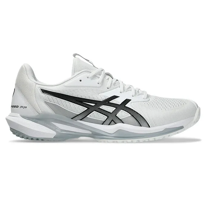 Теннисные кроссовки «Solution Speed FF 3 OC» от ASICS, White X Black (103) — фото 3