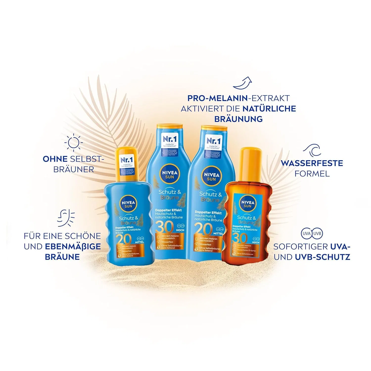 Солнцезащитный крем для загара SPF 20 «Protection & Tan» от NIVEA SUN Nivea — фото 2