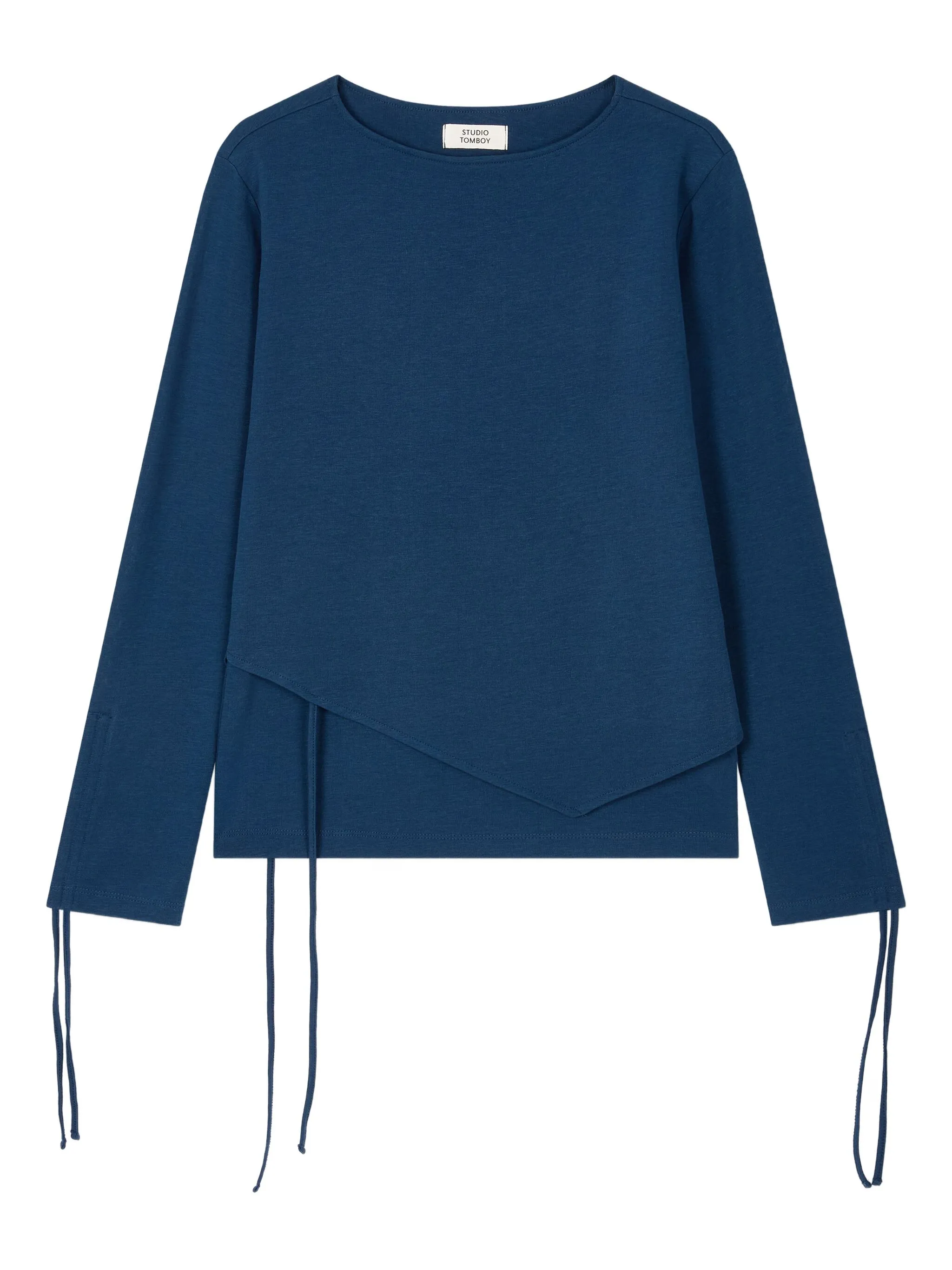 

Футболка со шнурками Tomboy, синий