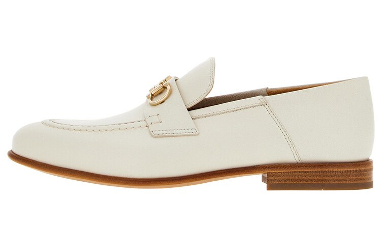 Кожаные мокасины с узором «Ганчини» Ferragamo