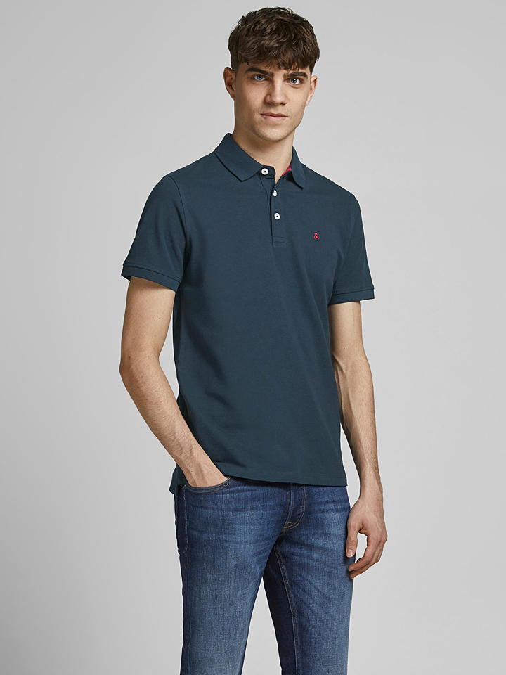 

Поло Jack & Jones Paulos, темно-синий