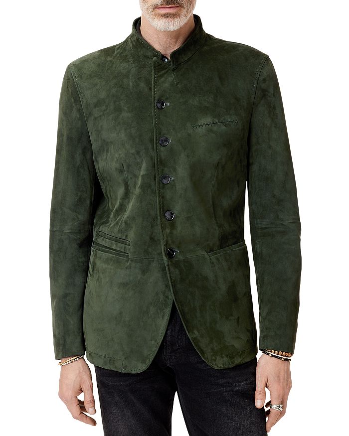 

Куртка Varick Suede Slim Fit John Varvatos, зеленый