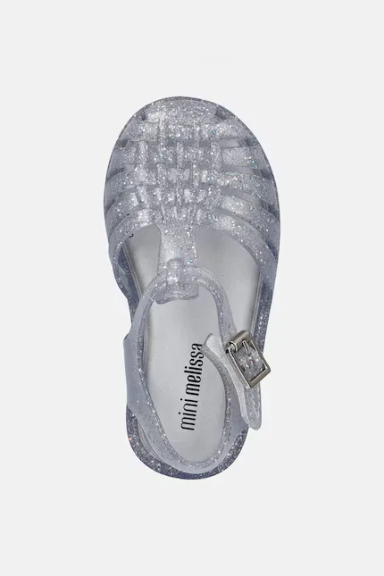 Сандалии блестящие Possession Shiny Melissa, серебряный — фото 4