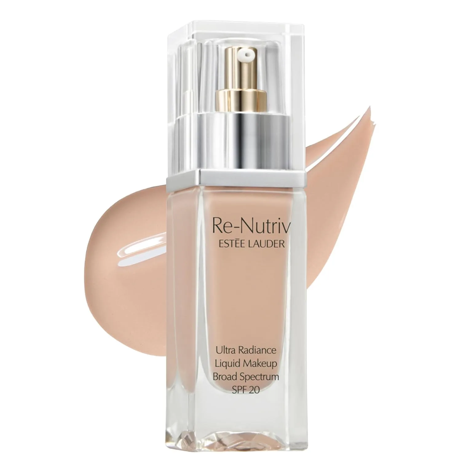 Жидкая тональная основа Estée Lauder Re-Nutriv Ultra Radiance SPF 20 | Роскошная, увлажняющая, стойкая, 30 мл, 3C0 Cool Crème - Medium with cool pink-peach undertones