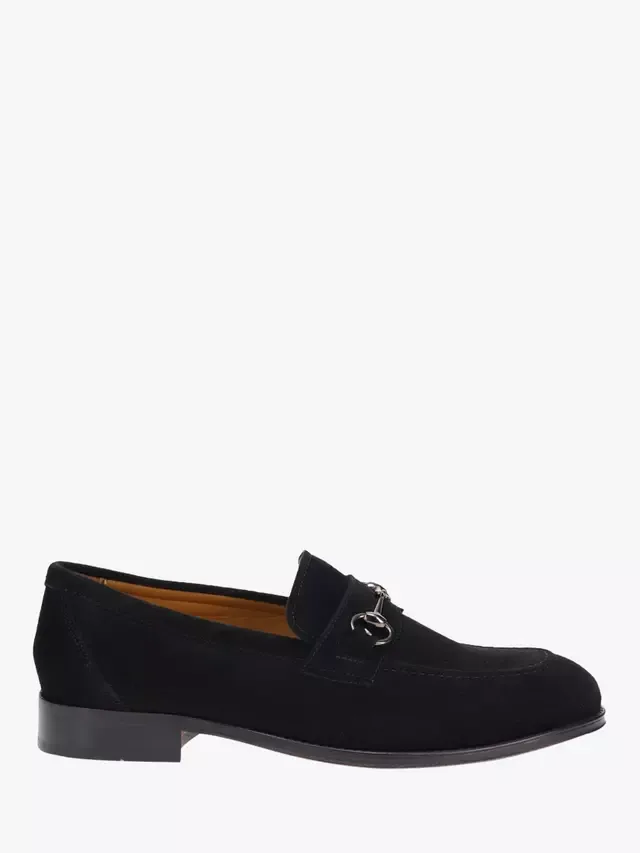 Замшевые лоферы Reece Jones Bootmaker, Black Suede