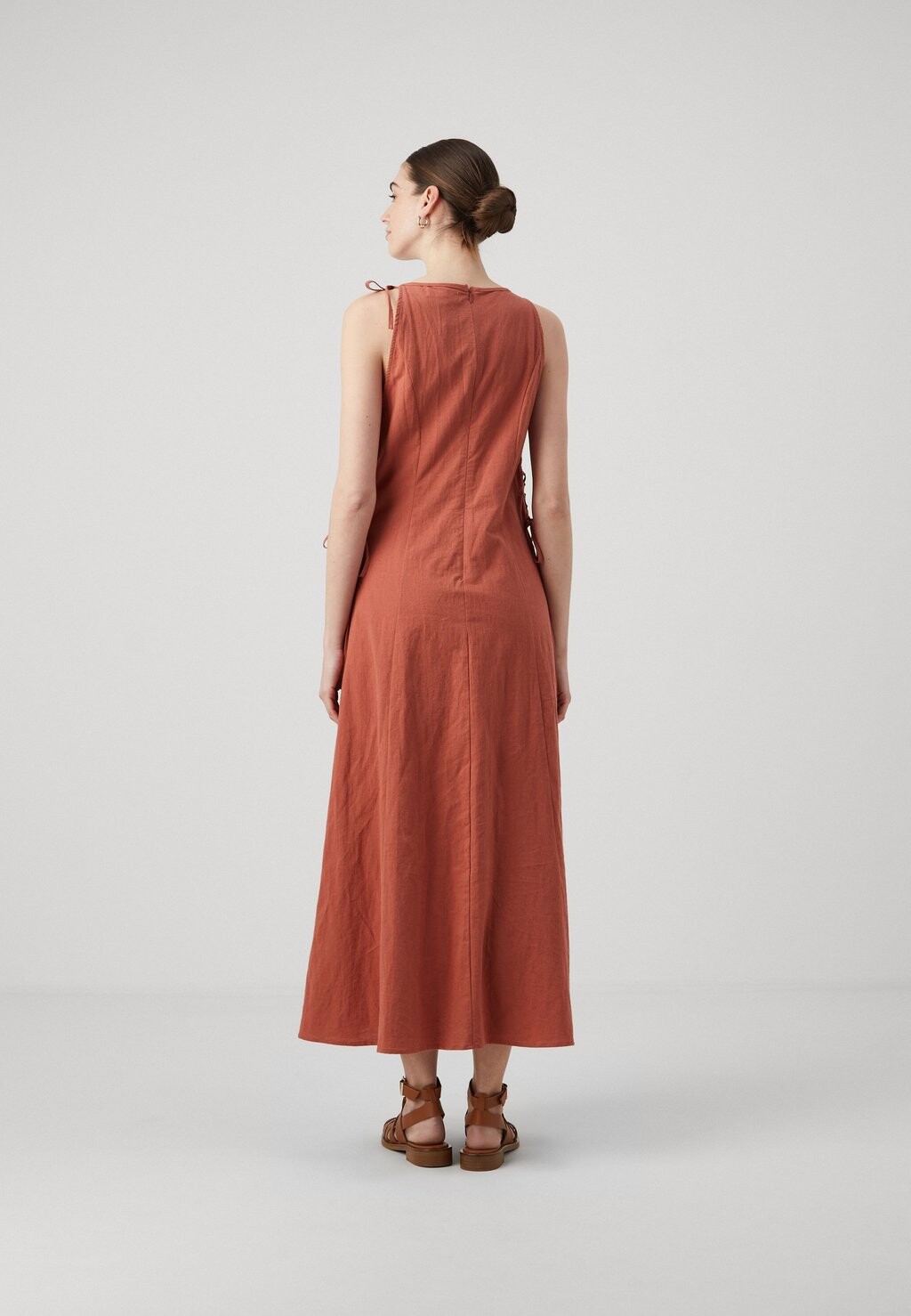 

Дневное платье ERE LACE UP DRESS 87Origins, оранжевый