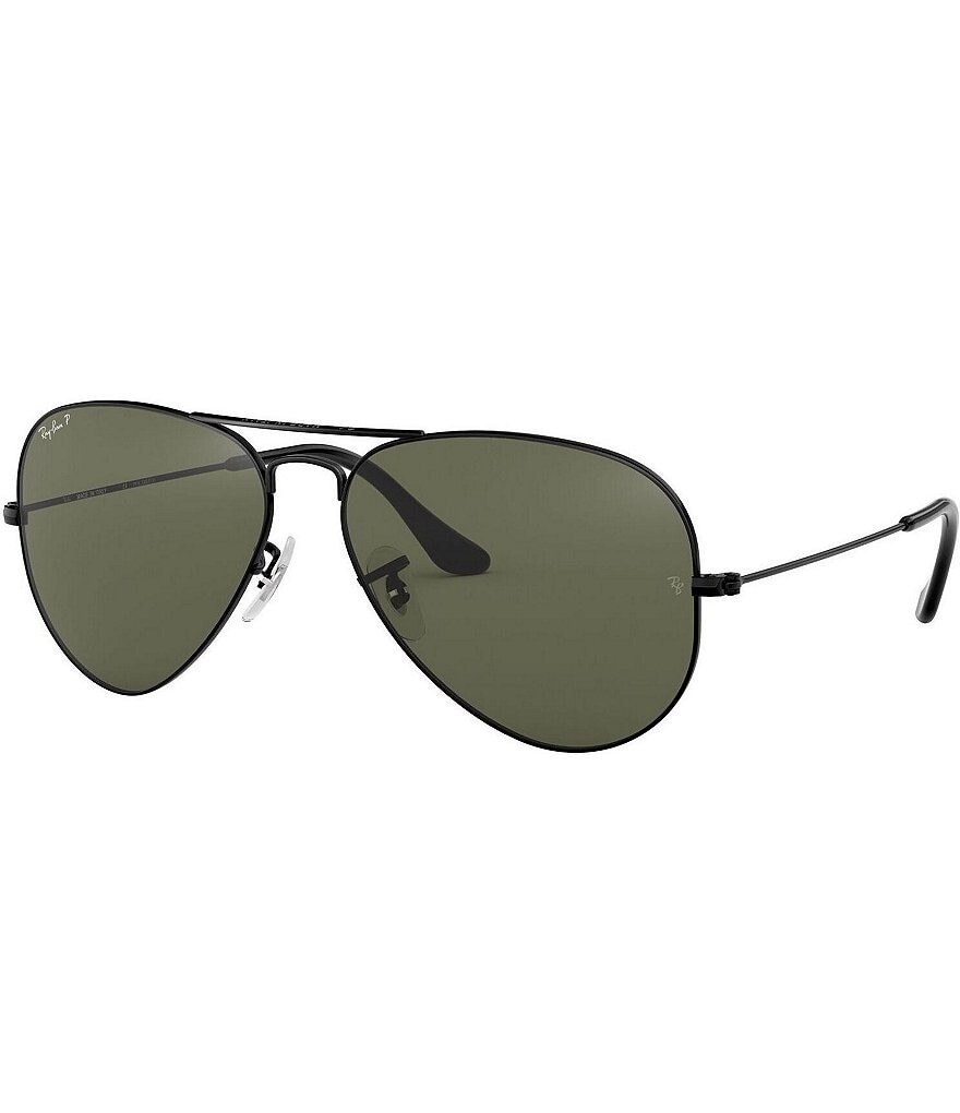 

Поляризованные солнцезащитные очки-авиаторы Ray-Ban унисекс RB3025 55 мм, черный
