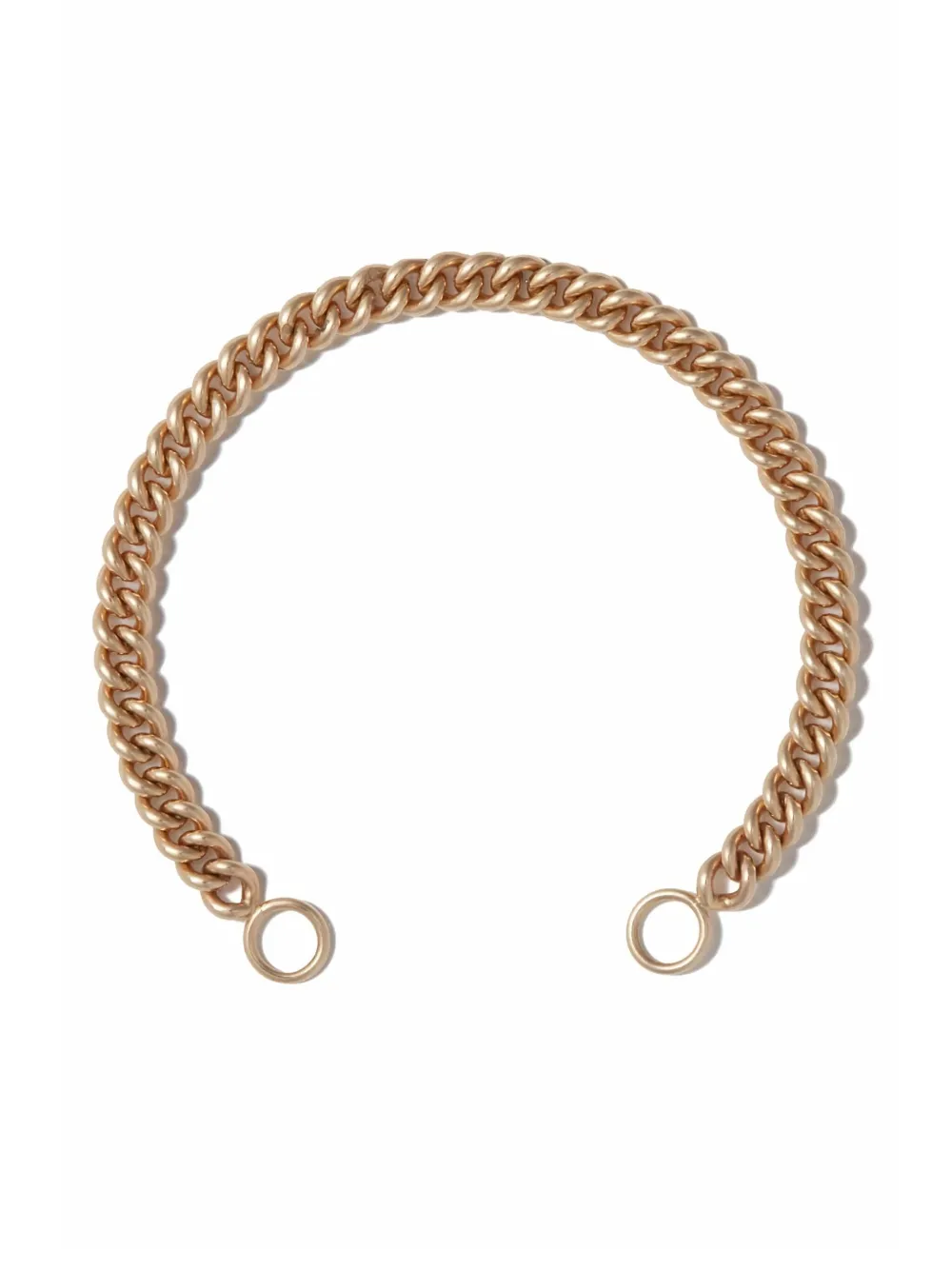 

Браслет Heavy Curb Chain из желтого золота Marla Aaron, золотой