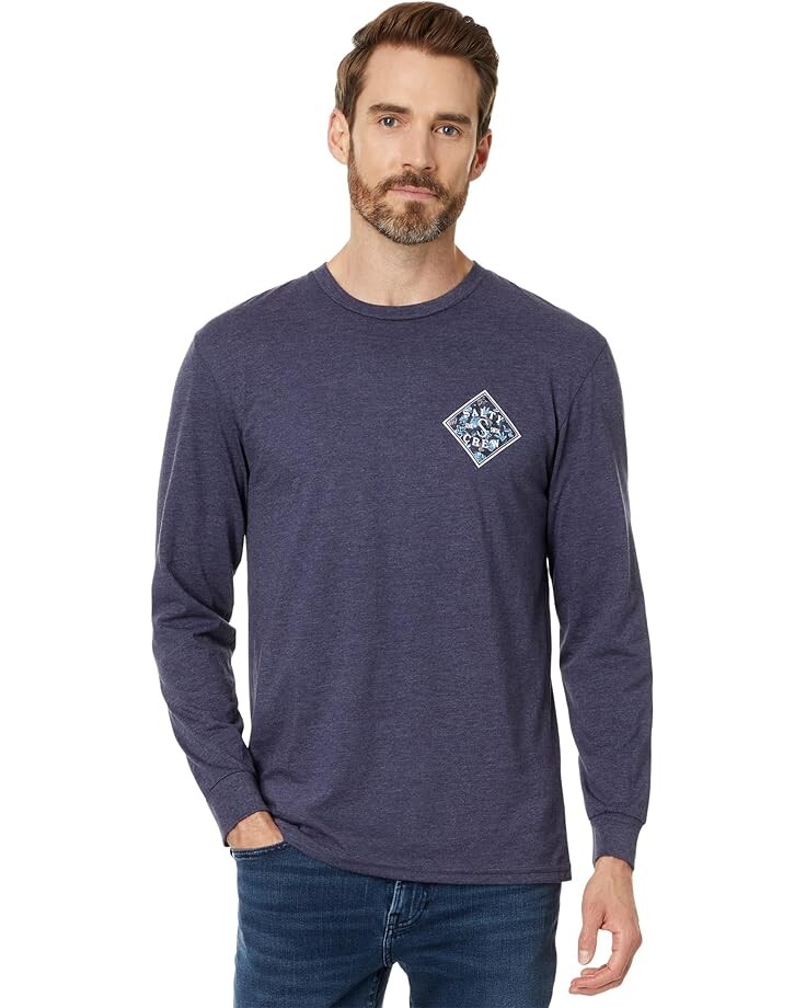 

Футболка Salty Crew Choppy Tippet Fill Tee, цвет Navy Heather