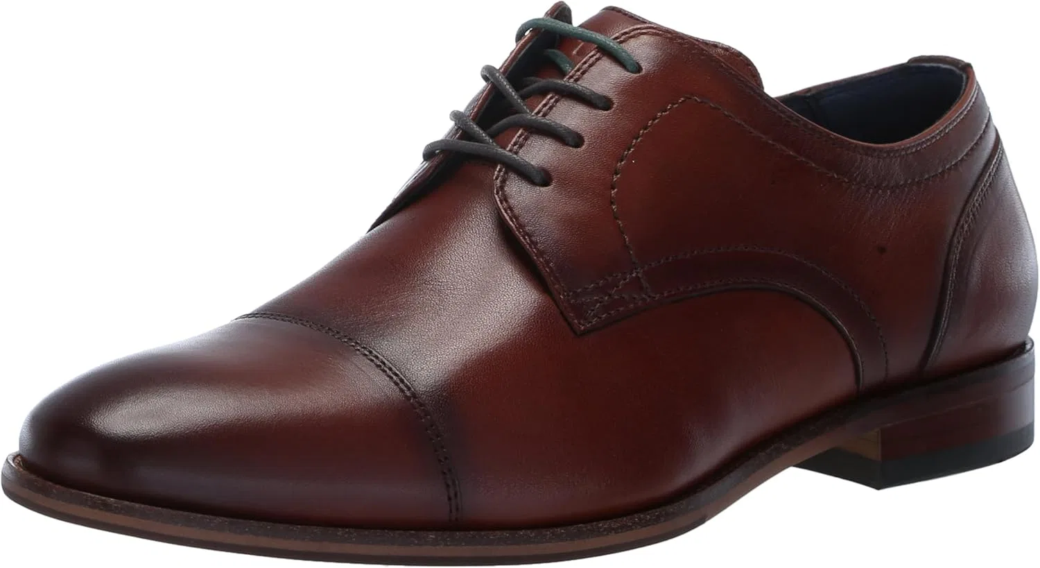 Мужские оксфордские туфли Florsheim Fermo с перфорацией на мышке, коньячный