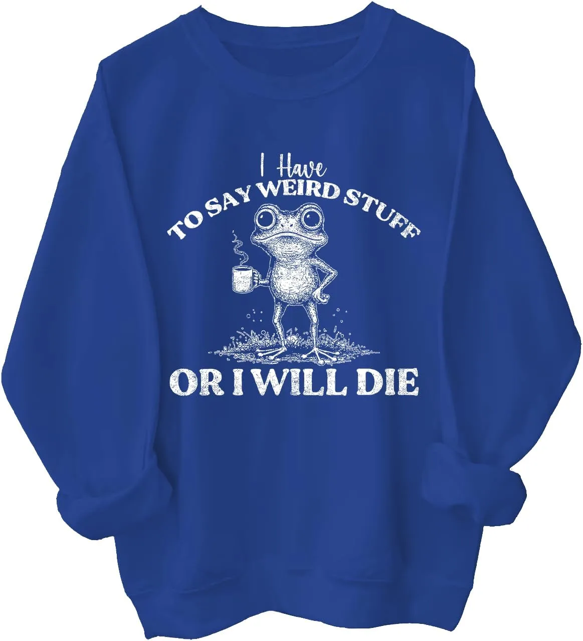 

Толстовка I Have To Say Weird Stuff Or I'll Die SESMIM