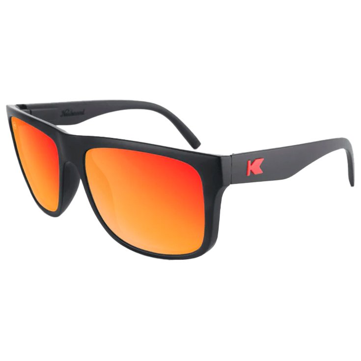 

Солнцезащитные очки Torrey Pines матовые черные красные закат Knockaround