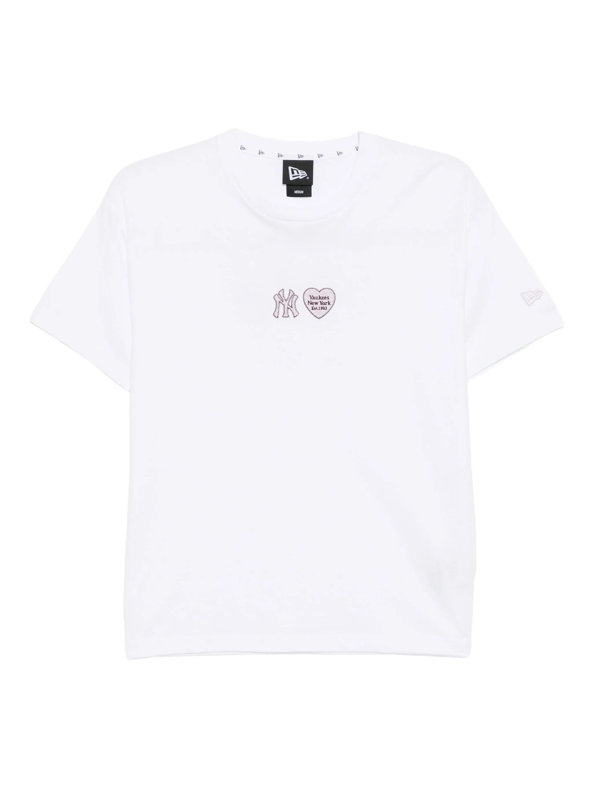 

Футболка с вышитым логотипом New Era Cap, белый