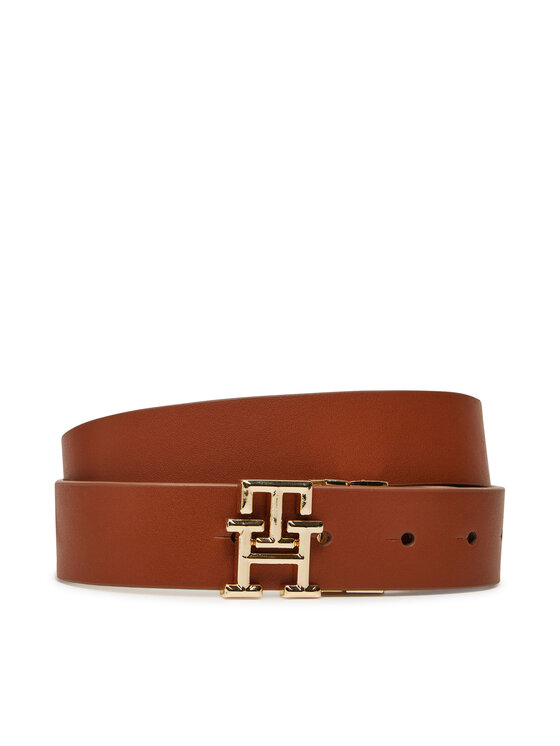 

Женский ремень Th Logo Rev 3.0 AW0AW17247 Tommy Hilfiger, коричневый