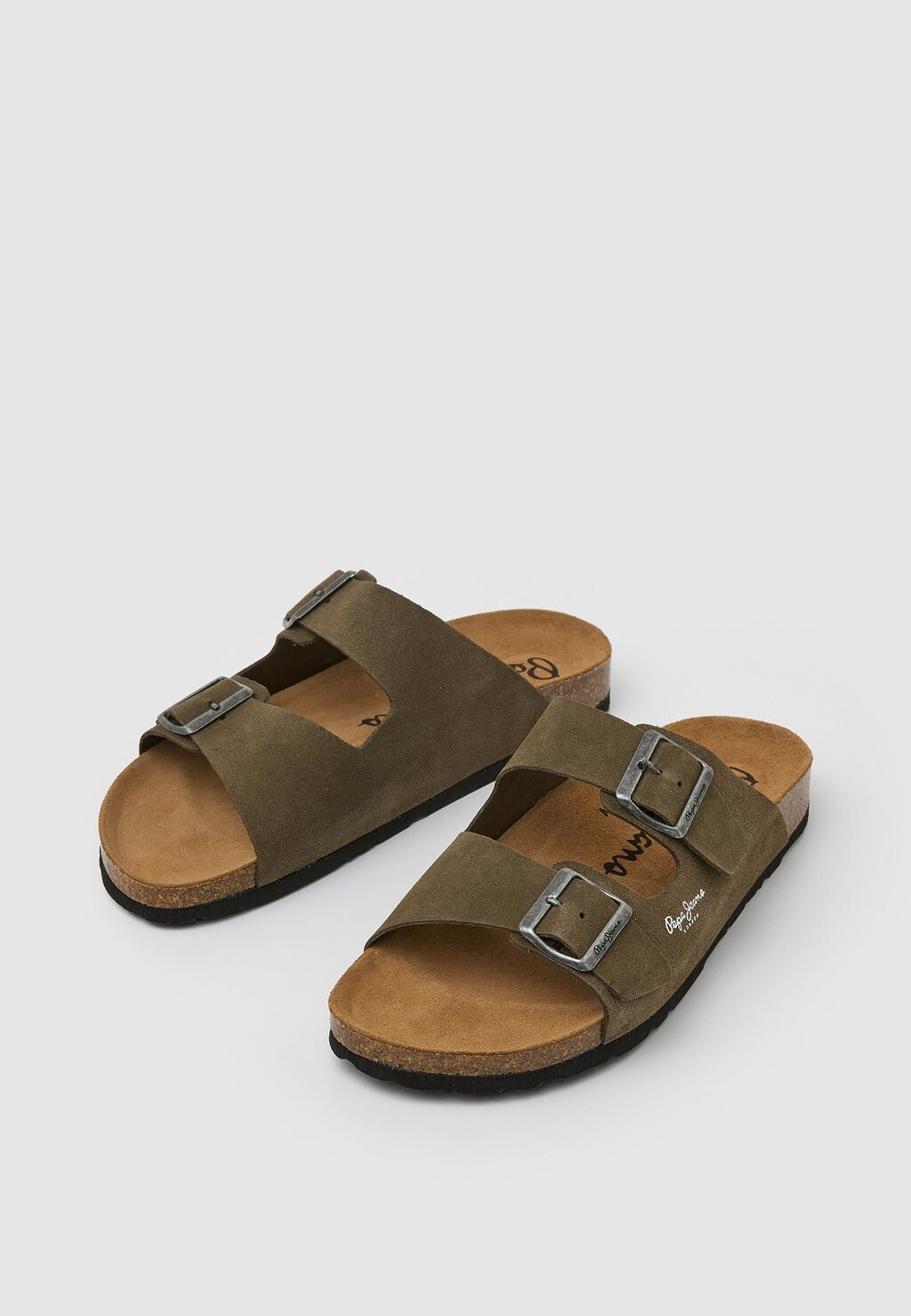 Мюли на плоской подошве Pepe Jeans, цвет khaki green — фото 2