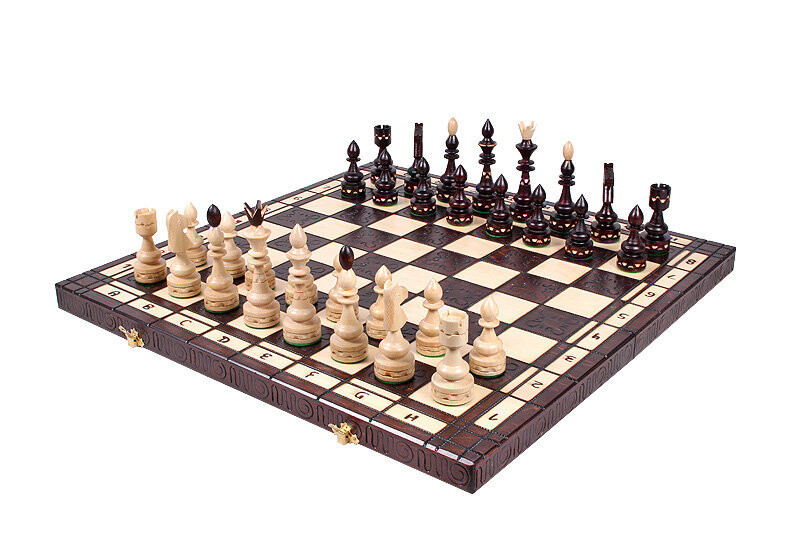 

Индийские деревянные шахматы, Sunrise Chess & Games