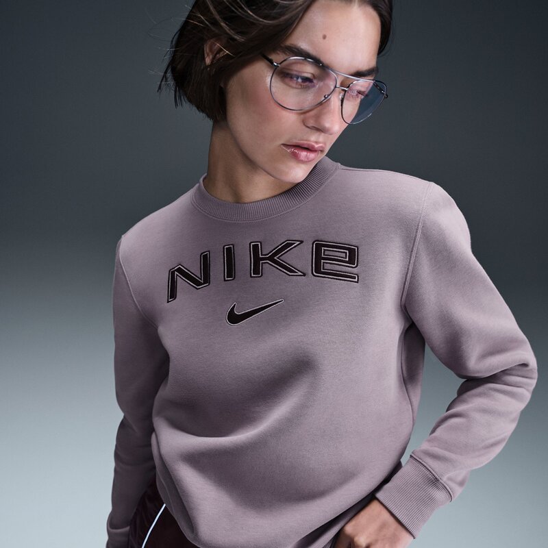 Футболка спортивная с логотипом Phoenix Fleece Nike, мультиколор — фото 4