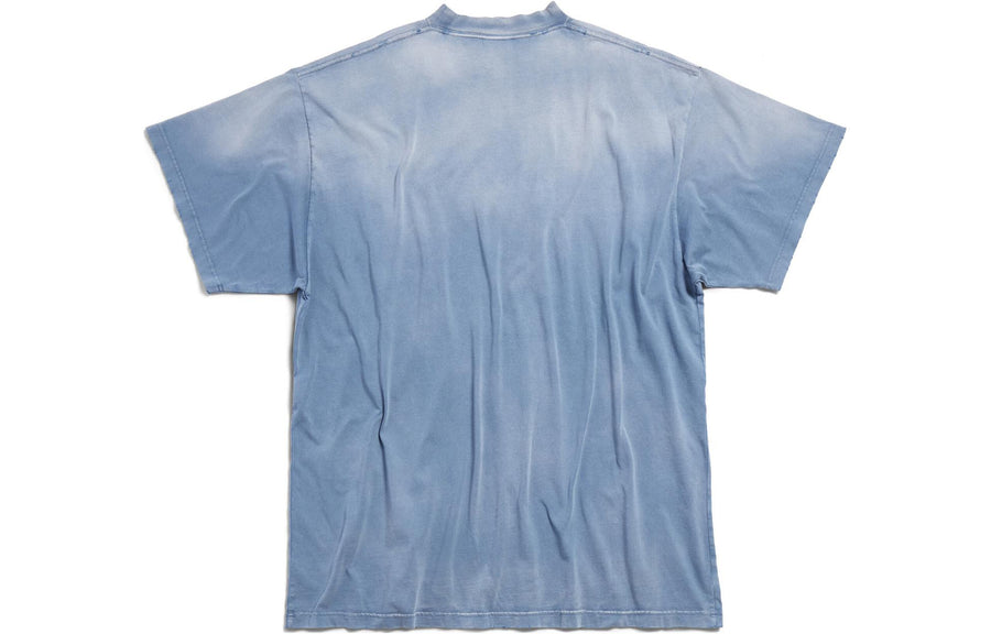 Футболка Balenciaga SS24 T, синий — фото 2