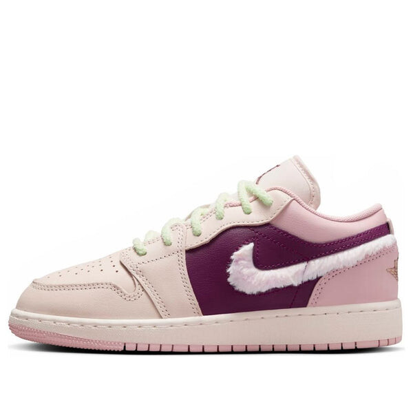 

Кроссовки 1 low se 'fur swoosh' Air Jordan, коричневый