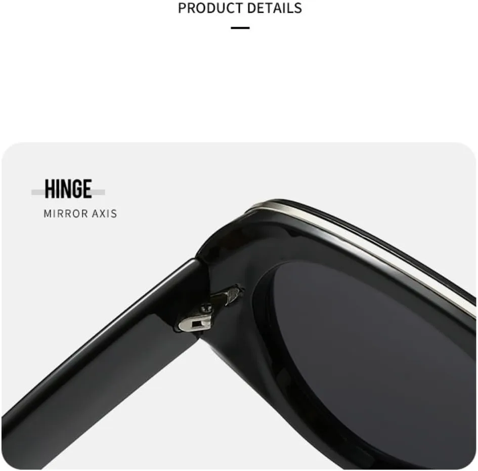 

Большие овальные солнцезащитные очки для женщин, роскошные, в стиле ретро-панк, с зеркальными линзами, защита от УФ-излучения UV400 UUPTTPL, C4lightbrown