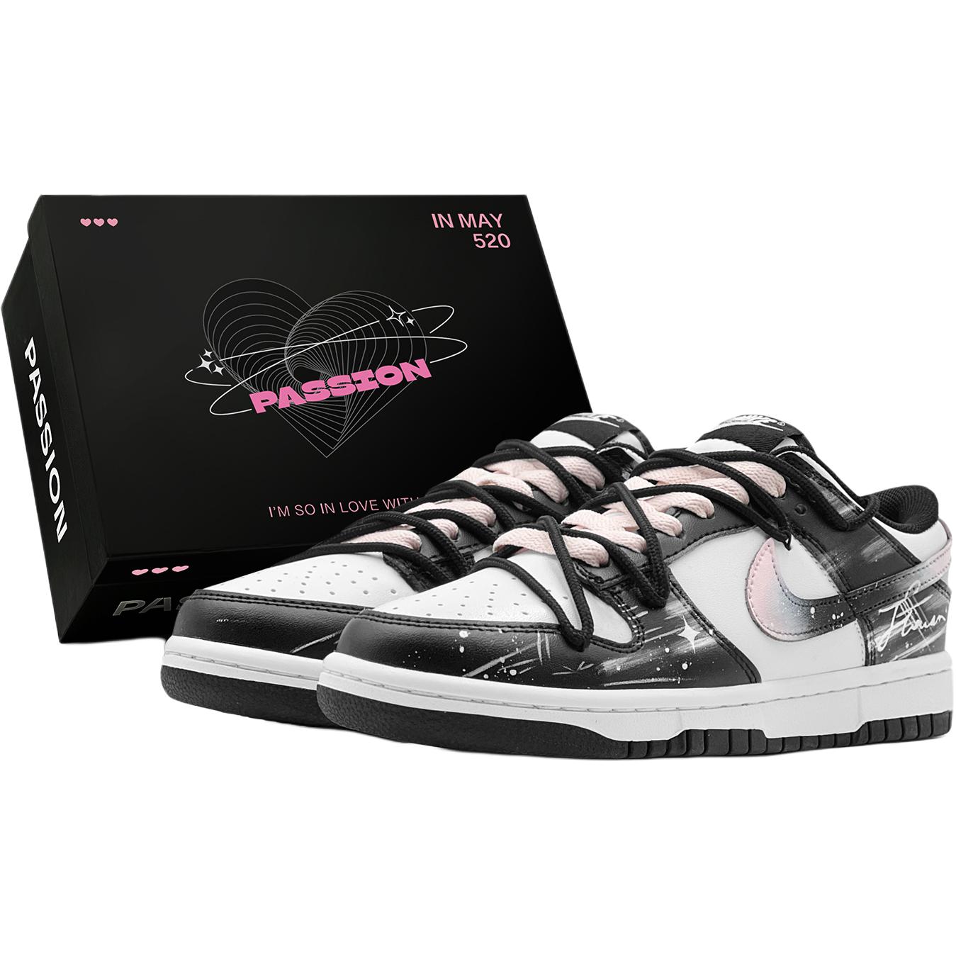 

Nike Детские кроссовки для скейтбординга Dunk "Black" Low Top для подростков