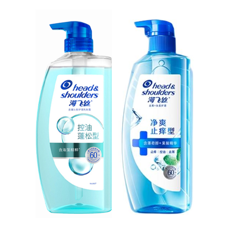 

Маслорегулирующий пушистый шампунь увлажняющее очищающее мыло аромат 670g+670g Head&shoulders