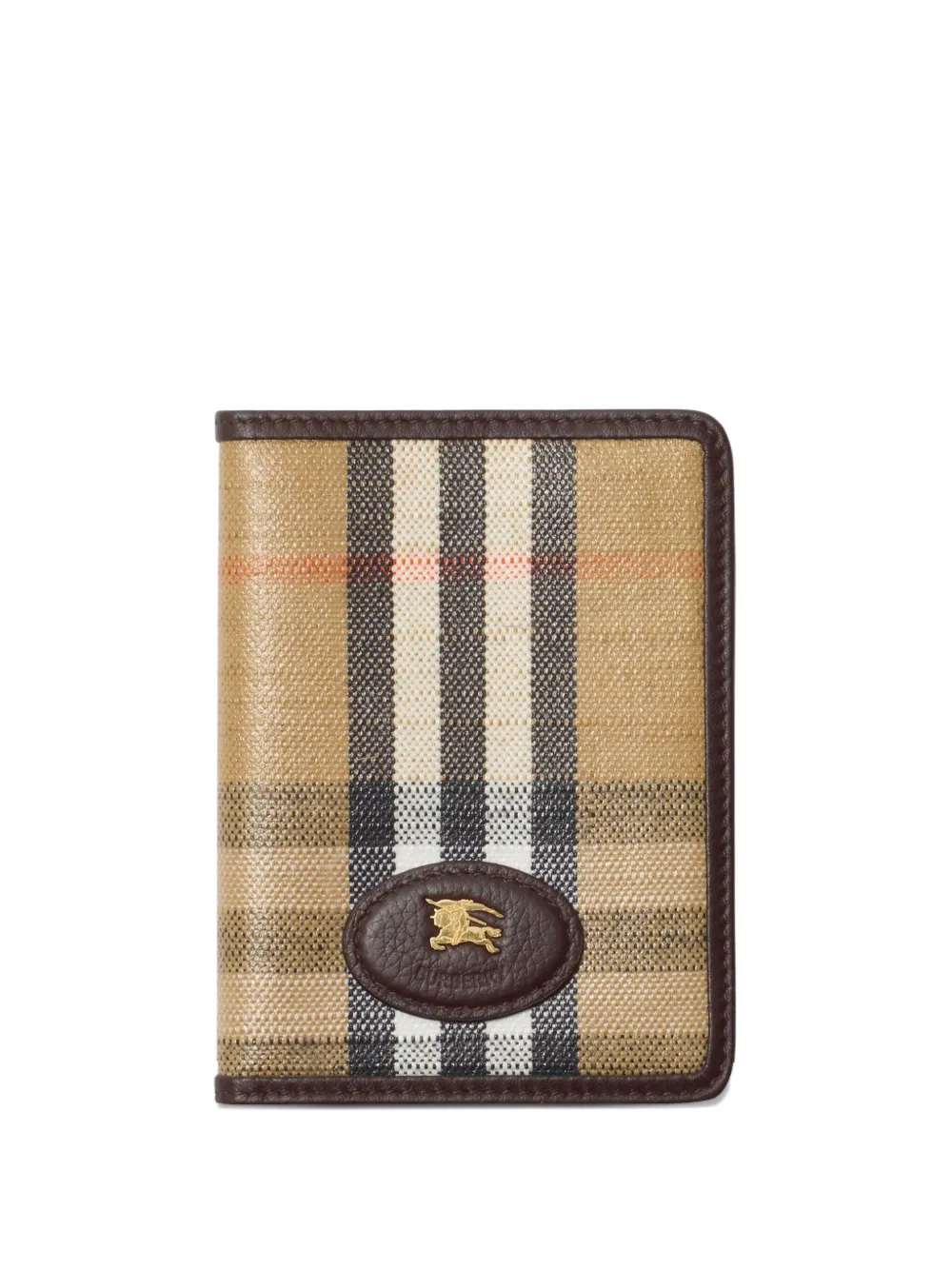 

Кошелек с чековым шаблоном BURBERRY, коричневый