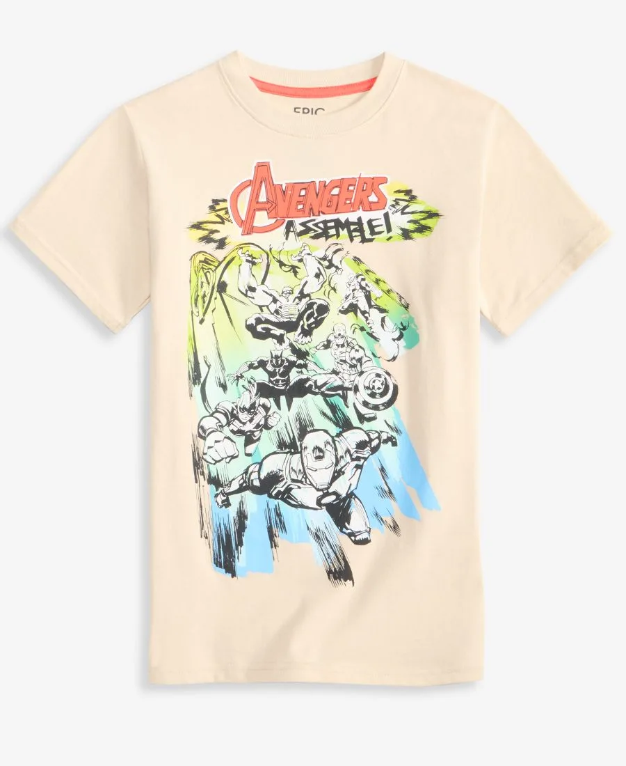 Детская футболка "Мстители" размеры XS-XL Epic Threads, Papyrus — фото 3